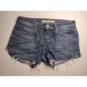 JOES JEANS Y2K Womens Denim Cutoff Shorts Distressed Frayed Hem Size 27